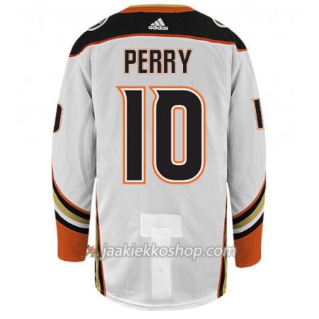 Miehille NHL Anaheim Ducks Pelipaita COREY PERRY 10 Adidas Valkoinen Authentic